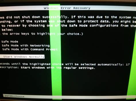 hardware failure - Graphics card issues? Green lines and distortion on ...