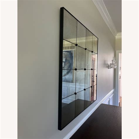 Pottery Barn Markle Antique Glass Panel Mirror - AptDeco