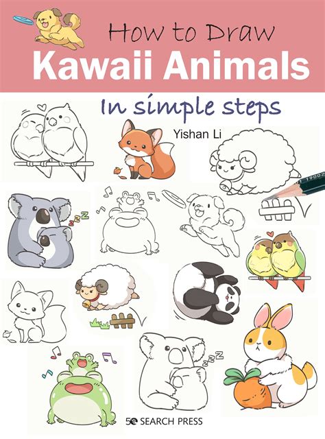How To Draw Cute Kawaii Animals - Drawing Word Searches