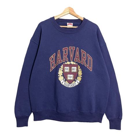Pick Vintage 90s University of Harvard Crewneck Sweatshirt Harvard ...