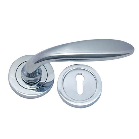Quality "Obadiah" Brass Handle with Rose - Adonai Hardware