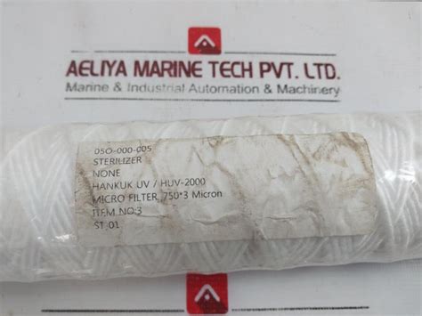 Hankuk 750*3 Filter Element Micron Sterilizer Uv/Huv-2000 05O-000-005 ...