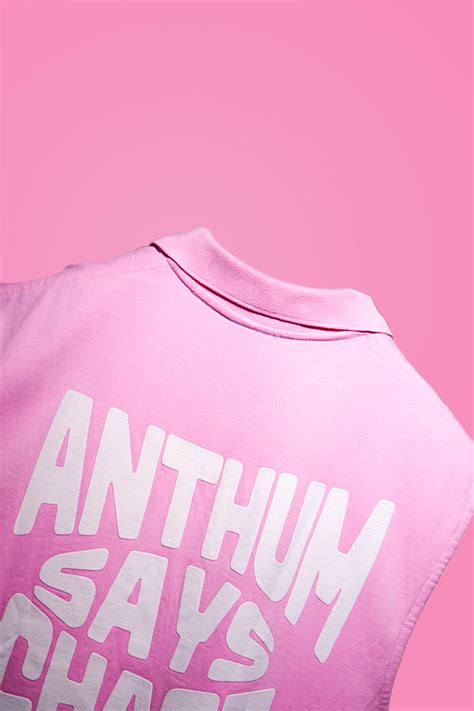 PINK SLEEVELESS POLO – Anthum
