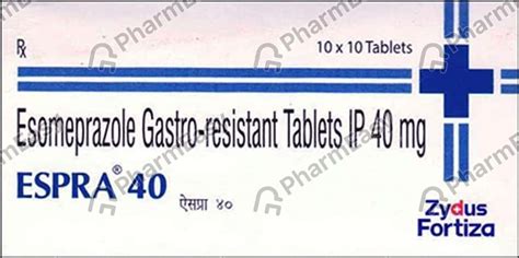 एस्प्रा 40 टैबलेट (Espra 40 in Hindi) : उपयोग, साइड-इफेक्ट्स, खुराक ...