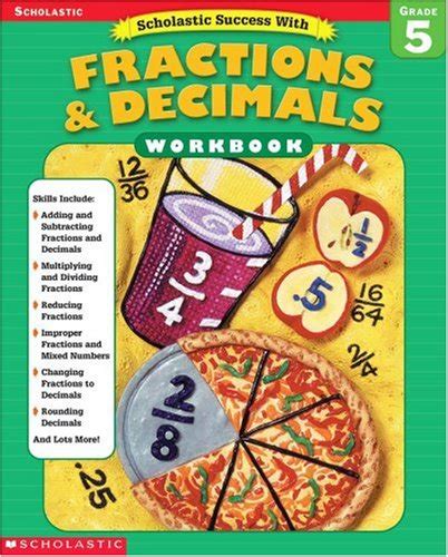 Buy Scholastic Success with Fractions and Decimals Workbook: Grade 5 ...