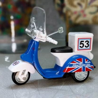 Monty Maestro Pull Back Scooter for Kids -Blue color - Pull Back ...