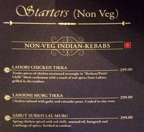 Menu at Crystal Dew, Bhopal, 2nd Floor