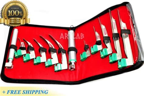 German Laryngoscope Set 12pcs Intubation Blades 2 India | Ubuy