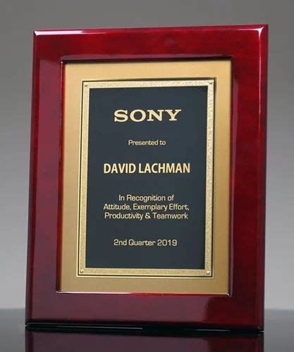 Plaque - Wooden Engraving Plaque Manufacturer from Madurai