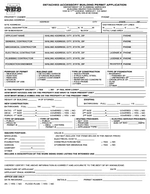 Fillable Online co weld co DETACHED ACCESSORY BUILDING APPLICATION 0716 ...