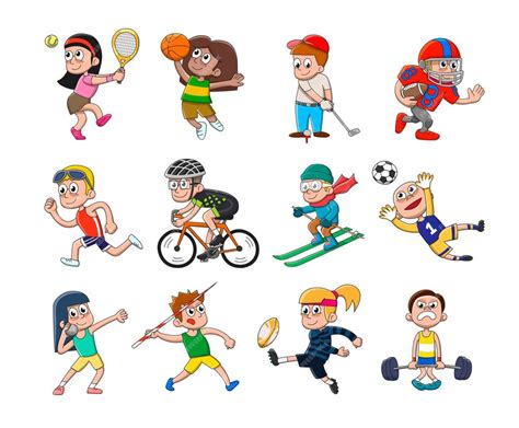 Sports Cartoon Clip Art 的图像结果