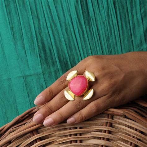 Pink Stone Ring – The Bling Girll