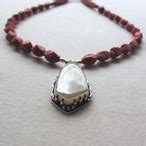 Trocas Shell 珊瑚ネックレス | artworks Pez [ハンドメイドシルバー・シェルジュエリー]