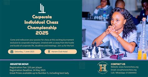 Corporate Individual Chess Championship 2025, 3rd Street corner Nelson ...
