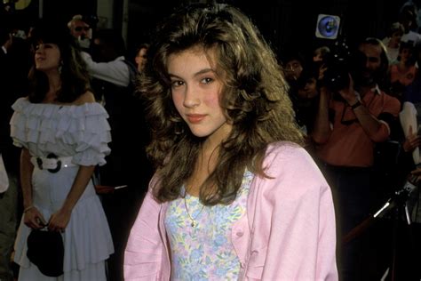 Flashback: Alyssa Milano as a style icon of the 80s