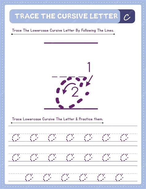 Premium Vector | English lowercase cursive letter tracing handwriting ...