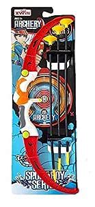 Buy SRR Sita Ram Retails All New Plastic Shoot Bow Arrow with 3 Arrows ...