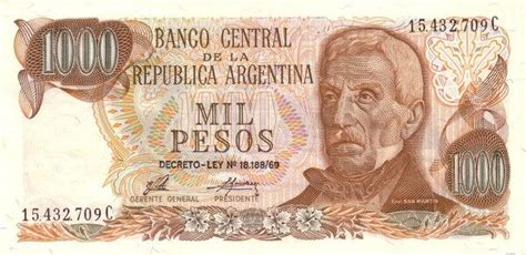 阿根廷 5比索 1983（签名1）.-世界钱币收藏网|外国纸币收藏网|文交所免费开户（目前国内专业、全面的钱币收藏网站）