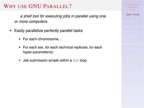 Image result for GNU Parallel Examples