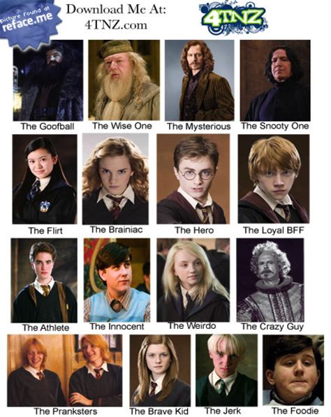 Just about sums up everyone! | Harry potter characters, Harry potter ...
