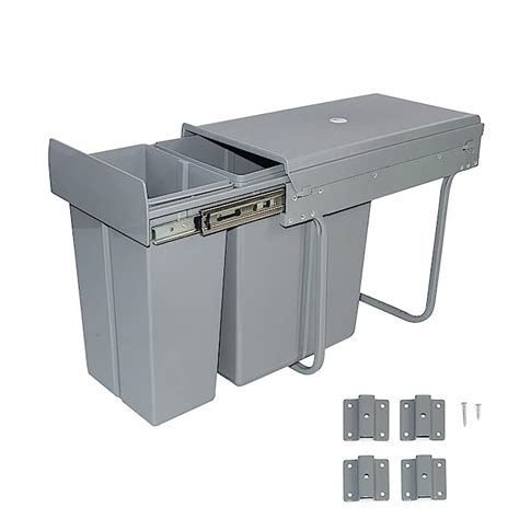 Buy Nisorpa Pull Out Kitchen Waste Bin 10L + 20L Recycling Kitchen ...