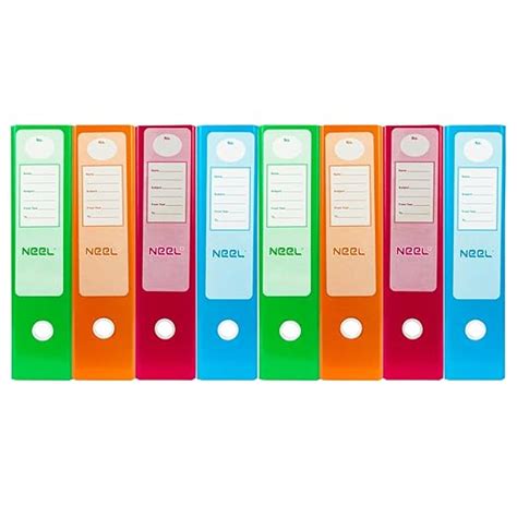 Neel Arch Box File Cardboard Rexine PVC Box Files A4 for Office ...