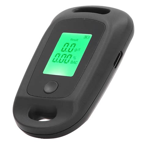 Alcohol Tester, USB Rechargeable Built in Purification Bin Portable ...