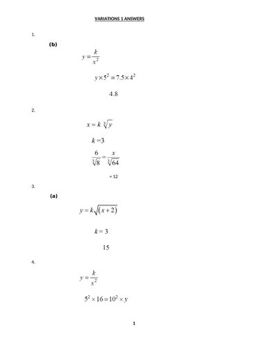 Image result for Top Questions On Variations in Core Math