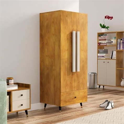 Bniture Wooden Almirah for Clothes, Door for Bedroom, 2 Door Wardrobe ...