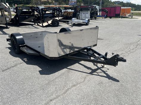 New 2025 P & T Trailers 82X12 SA MOTORCYCLE Motorcycle Trailer for sale in Sevierville, TN