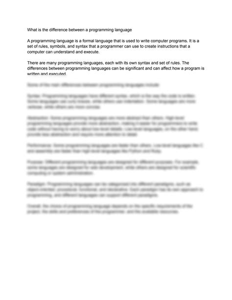 Difference Between Programming Languages 的图像结果