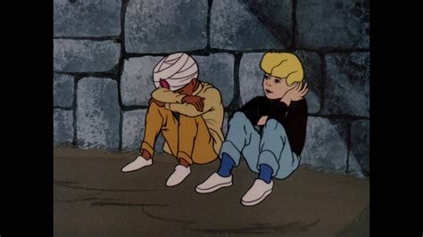 Download Jonny Quest And Hadji In Concrete Wall Wallpaper | Wallpapers.com