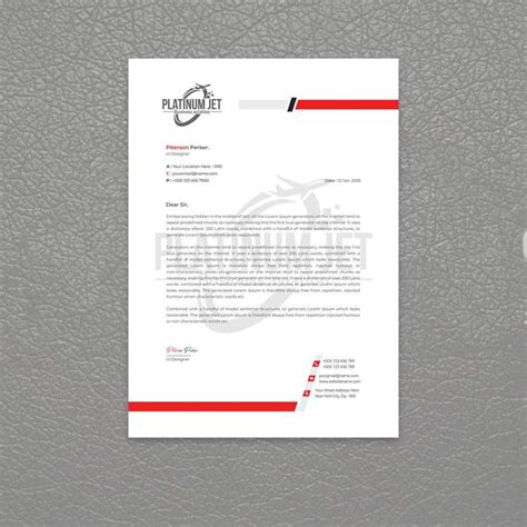 Entry #7 by nizamibilal525 for Initial Flight Itinerary Letterhead ...
