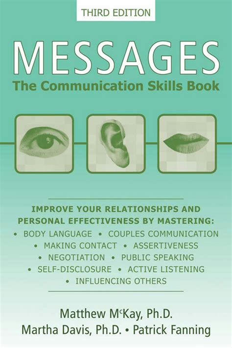 SOLUTION: Messages the communication skills book by matthew mckay phd ...