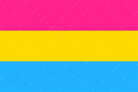 Premium Vector | Pansexual Pride flag
