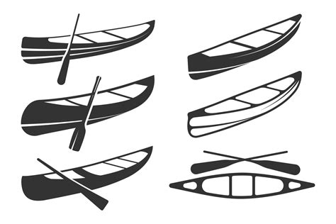 Canoe Clipart Vectores