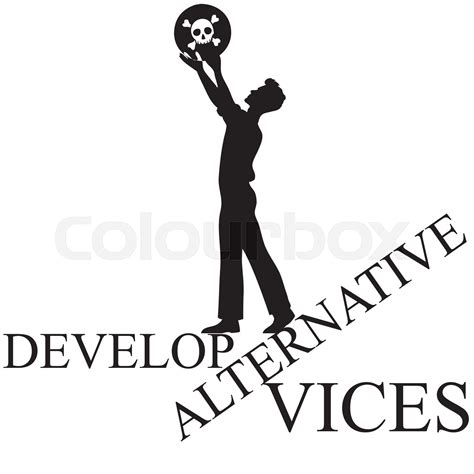 Develop Alternative Vices | Stock vector | Colourbox