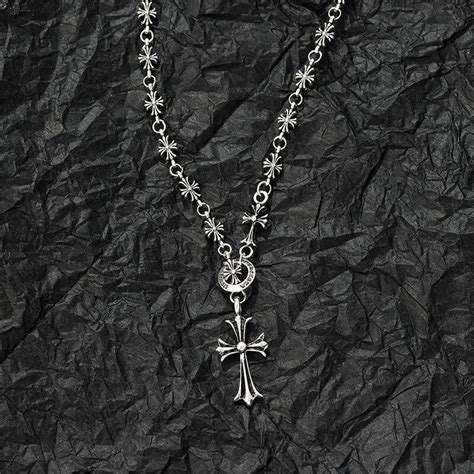 Chrome Hearts Cross With Veil Pendant Necklace 'Silver' at Joseph Shupe ...