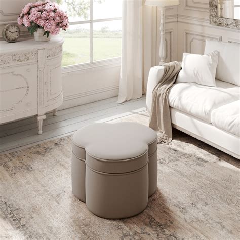 Rustic Manor Finleigh Old World/Vintage Taupe Velvet Abstract ...