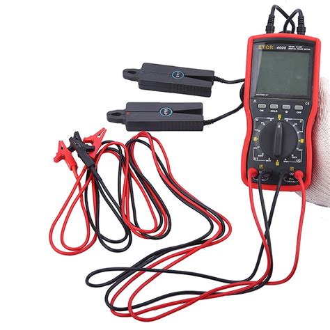 Buy Digital meter- Double clamp digital phase meter Clamp meter ...