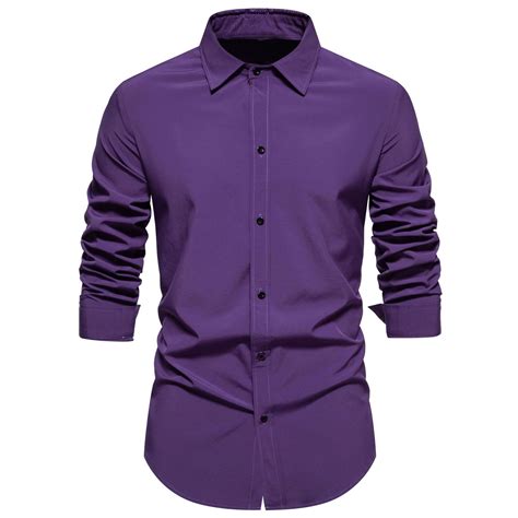 Vunhao Mens Dress Shirts Long Sleeve, Casual Fashion Mens Bussiness ...