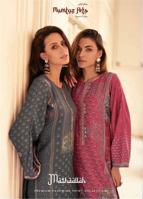 Mumtaz Mashaallah Designer Pashmina Dress Material Collection