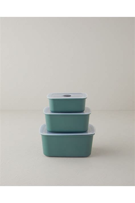 English Home Colina Plastik 3 Parça Saklama Kabı 450 x 950 x 1800 ml ...