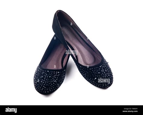 Female black shoes Stock Photo - Alamy