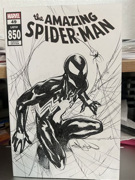 Symbiote Spider-Man, in Steven F's Commissions Comic Art Gallery Room