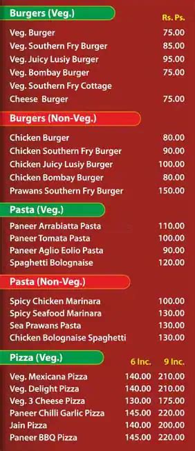 Menu at The Tummy Affair, Vasai, SIDDHIVINAYAK HEIGHTS