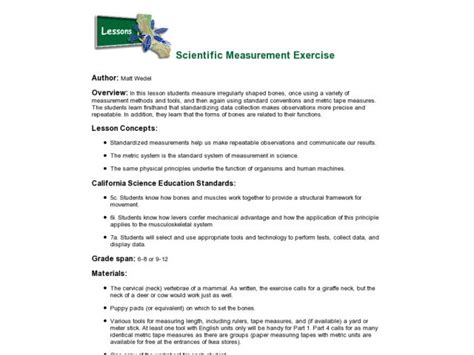 Science Measurement Lesson 的图像结果