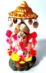 Buy ACHLA RAM KUMHAR Terracotta Handmade Ganesha Ganesh Ganpati Idol ...