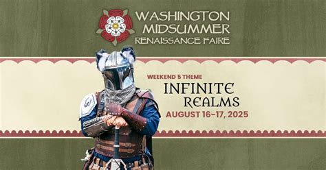 WA Midsummer Ren Faire ? Infinite Realms | Weekend Five, 18601 Sky ...