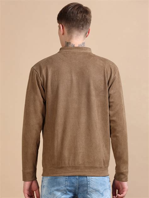 Buy Stylish Brown Suede Jacket for Men Online India – Bushirt